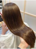 髪質改善☆艶髪ブロンズブラウン