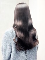 アース 上本町店(HAIR&MAKE EARTH) 30代40代髪質改善ココアブラウン艶感ストレート透明感赤み消し