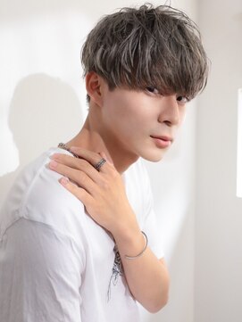 バース 梅田中崎町店(BIRTH) グレーベージュグレージュカラーマッシュパーマ