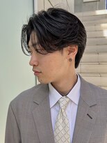 ニコ トウキョウ 渋谷(nico TOKYO)&nbsp;センターパート/サイドパート/ニュアンスパーマ／アップバング