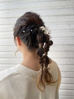 ランプ ヘアスタジオ(LAMP Hair Studio)&nbsp;ツインポニーテールアレンジ【10代、20代、30代】【栃木/小山】