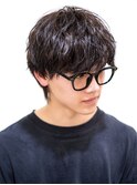 【早坂駆留】マッシュウルフ無造作ツイストスパイラルパーマ
