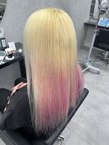 プライズ 成増店(prize)&nbsp;抜きっぱなしブロンド×ピンクインナーカラー 成増