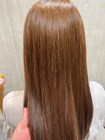 エヌアンドエー 草加店(N&A)&nbsp;秋冬うる艶ストレートとブラウン/ベージュ系カラー ストレート