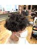 【メンズ 】カット＋波巻きパーマ￥13700「波巻きスパイラル/ツイスパ/眉毛］