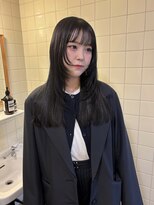 レジーロ (Regilo) 顔まわりレイヤー/ぱっつん前髪/オリーブブラウン