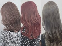 【カラー】艶カラーで艶感が増すのでツヤツヤヘアーの出来上がり♪赤みも出ない透明感カラー♪