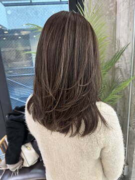 ルーフアクト(LUFE act) 白髪ぼかしハイライトカラー