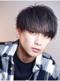 ショートマッシュシャドウパーマ