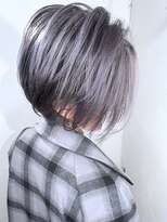 ブレイズヘアー(BLAZEhair) 【長持ちカラー】ホワイトバレイヤージュ×ブリーチ2回
