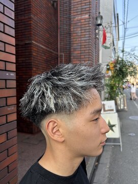 ルースト 京都河原町店(ROOST) 白メッシュ×ツイスト