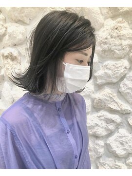 モアナ バイ ヘッドライト 宜野湾店(Moana by HEADLIGHT) Moana【宜野湾】#インナーカラー#イヤリングカラー#ボブ