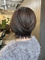 ソエル(Soell)&nbsp;三宮 髪質改善 ウルフレイヤーカット グレージュ 30代 40代 50代