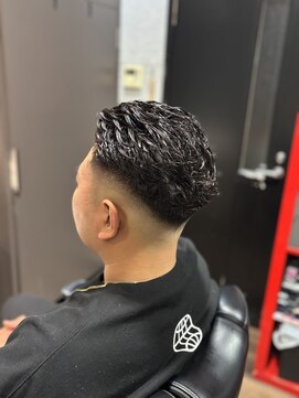 グロウヘアワークス(grow hair works) オールバックパーマ！