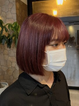 ボルドーカラー