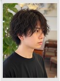 【草加】波巻きパーマ
