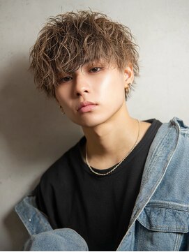 ブラン 池袋(BLANC) シャドウパーマ/フェザーパーマメンズパーマ/ツイストスパイラル