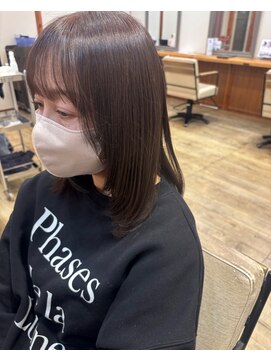 ジル フラン 吉田店(JILL franc) レイヤーカット3/15アッシュカラー