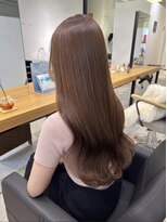 アテバイルイス 喜連瓜破(ATE by luis)&nbsp;艶ミルクティーブラウン×ワンカール