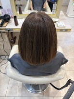 アッシュ 仙川店(Ash)&nbsp;30代40代50代60代白髪ぼかし脱白髪染め髪質改善ショートボブ