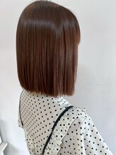 ナナナ パレナ 宝塚店(nanana parena)&nbsp;縮毛矯正切りっぱなしボブ・まとまる艶髪ストレート