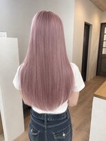 ヘアーアンドリラックス アミエ(hair&relax amie)&nbsp;くすみピンク×大人可愛いロングヘア