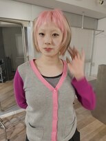 カシェル トウキョウ(Cashel Tokyo) 【sota】個性派ピンクボブ&ショートバング