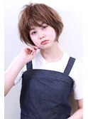 カジュアルショートボブ