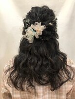 ネオリーブ シュシュ 神保町店(Neolive susu)&nbsp;オシャレハーフアップ☆