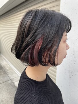 ロイジー(roijir) 【roijir 表参道】インナーカラー☆ダークブラウン×ラベンダー