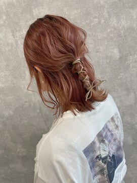 ランガリ ヘアアンドスパ(Rangali Hair&Spa) 【別府　ランガリ】紐アレンジ、ハーフアップアレンジ
