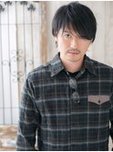 ラフな動きで大人無造作ロングウルフL