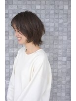 ノビー(Noby)&nbsp;アッシュベージュ＋レイヤーウルフボブ