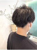 マッシュスタイルナチュラルパーマ