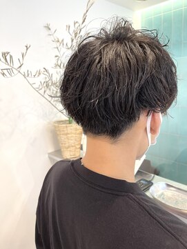 ロミーオム 本厚木(ROMMY. Homme) マッシュスタイルナチュラルパーマ