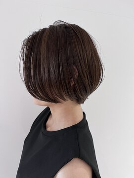 サルファ ヘアデザイン 名古屋 丸の内(S.ALPHA HAIR DESIGN) 前髪長めショートボブ