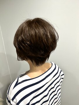 ウィーク 梅田(UiiC) ショートボブ▲ふんわりパーマ uiic umeda 中沢恵理