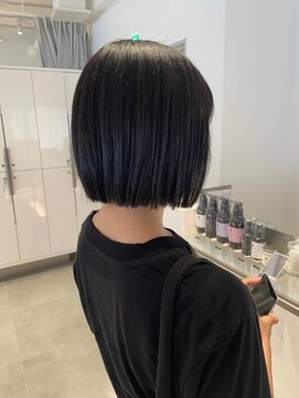 ガリカ 渋谷(Gallica) 【小岩井美希】大人かわいいぱっつんボブ x グレージュカラー