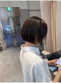 【後藤嵩広】丸みのあるショートボブ/内巻きボブ/ぷつっとボブ