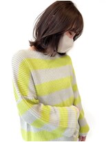 ジルブラン(JIL BLAN) ハイライトバレイヤージュダブルカラーショートカット30代40代