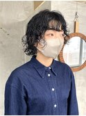 レイヤーボブパーマ くせ毛風パーマ