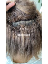 アンフィシュピトロワ(AnFye spi tlow) ブリーチ毛の方を高難易度縮毛矯正で艶髪ストレートヘアに変身