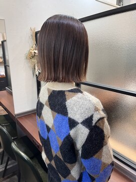 プチメゾントウキョウ(Petit Maison Tokyo) 外ハネボブ_髪質改善ストレート