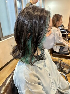 ブリッツレボルト(BLITZ R EVOLUT) あやか流！ミントグリーン×フェイスフレーミングカラー