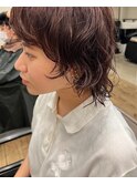 『20代から60代まで』ニュアンスパーマとマッシュウルフ