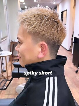 ヘアプレイスソル (HAIR PLACE SoL) ツーブロック/ブリーチカラー/ベージュ