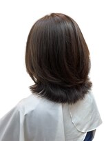クオリス 上板橋店(QUALIS)&nbsp;フェイスフレーミングボブインナーカラーボブ切りっぱなしボブ