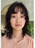 20代30代40代大人可愛いデジタルパーマナチュラルくせ毛風