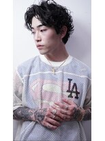 アッドバイケーツー 心斎橋(add by k-two Men's)&nbsp;無造作パーマ/メンズカット/黒髪