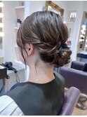 シニヨンアレンジ☆